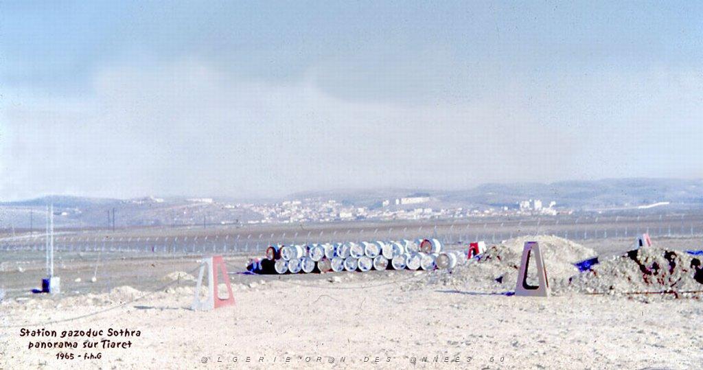 TIARET STATION  SOTHRA GAZODUC 1965.JPG